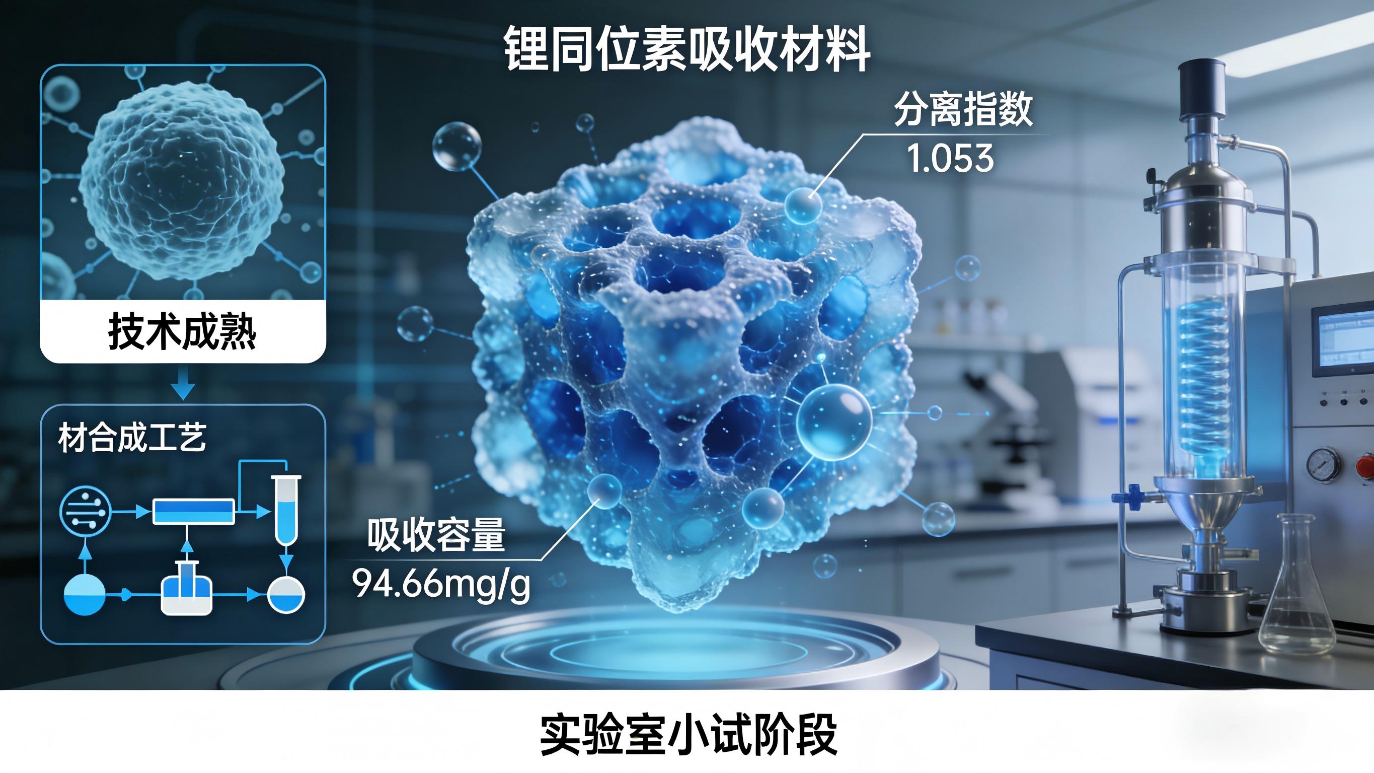 锂同位素吸附分离材料及技术